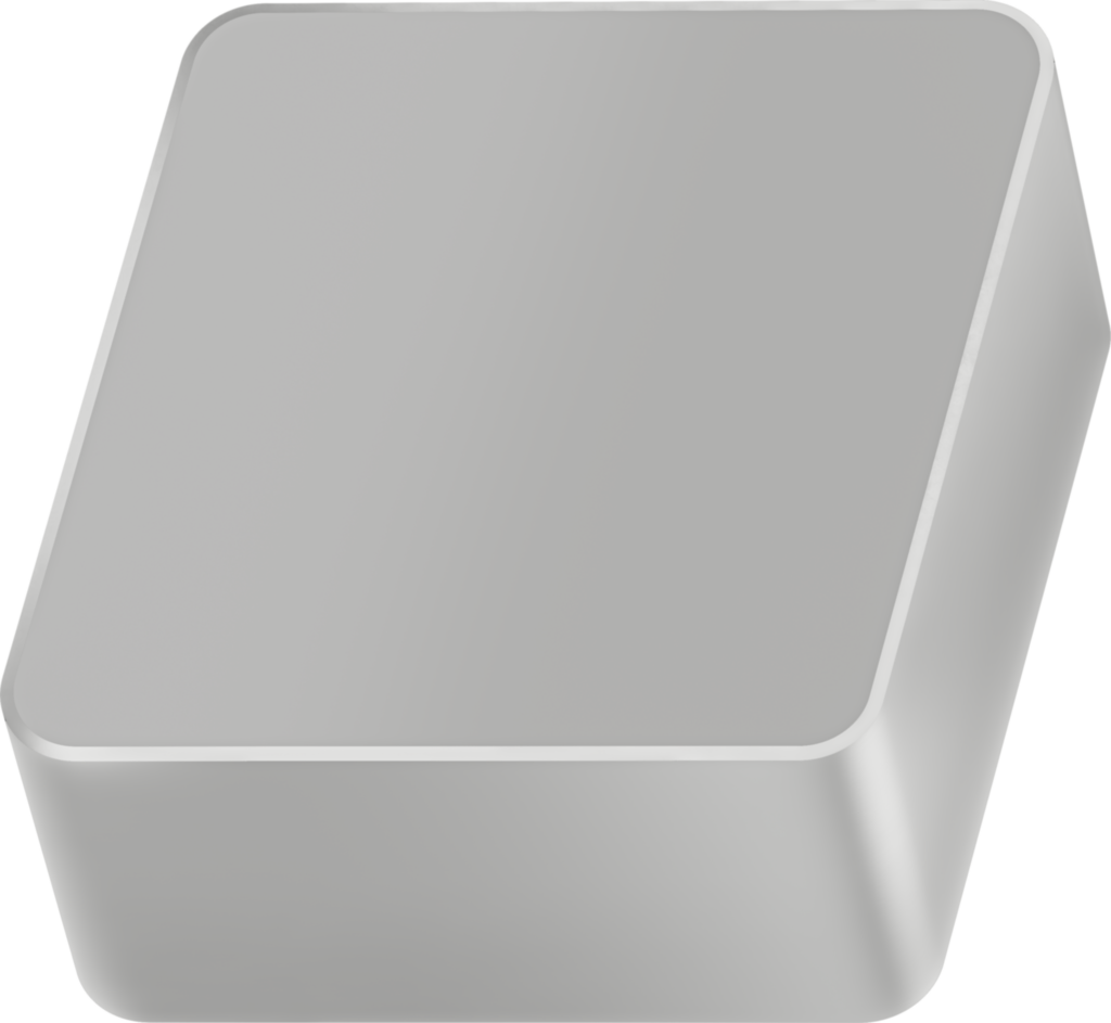 Inserții de strunjire Ceramică – rombice negative de 80° CNGN120712T02020 WCK10
