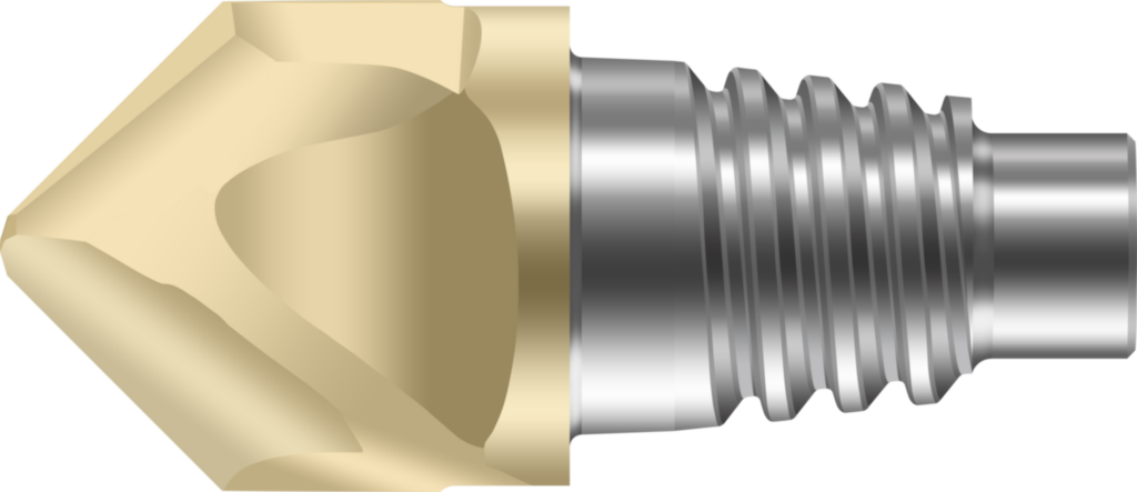 Freze pentru teşire 90° din carbură metalică MC500-10.0E2P090S-WJ30TP