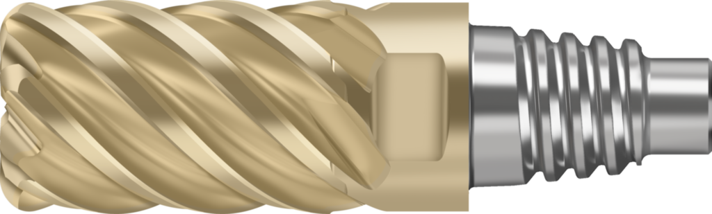 Freze cilindro-frontale din carbură metalică MD128-12.0E6X200-WJ30RD