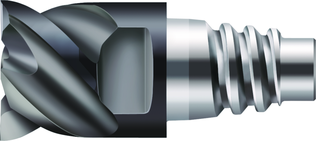 Freze cilindro-frontale/de canelare din carbură metalică MC326.12.7E4P-WJ30TF