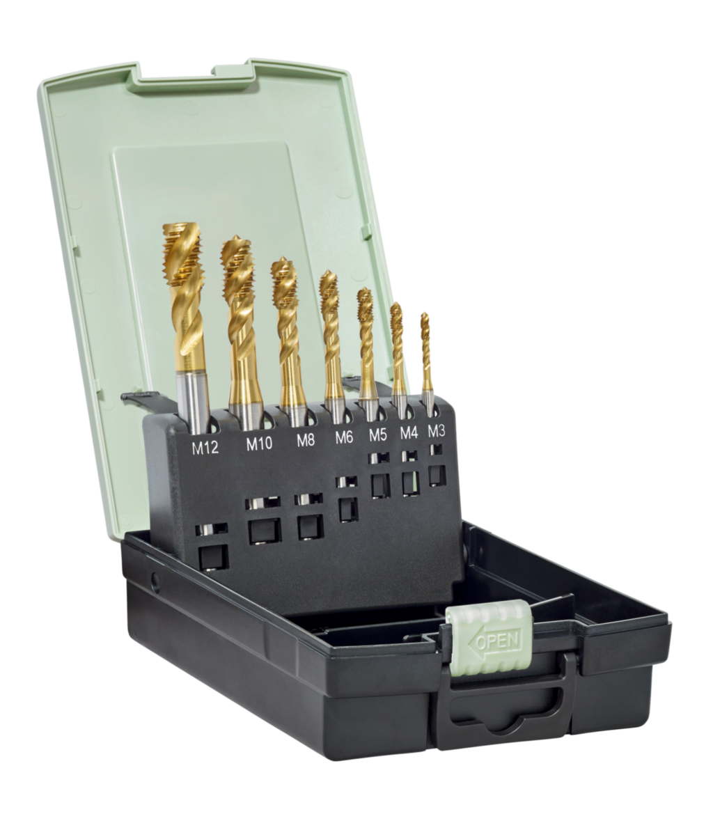 Set de tarozi din HSS-E 1 TC115-SET1-M3-M12-WY80AA