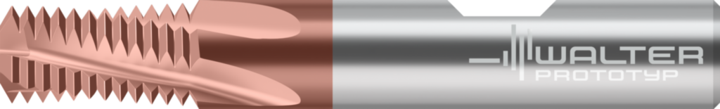 Freze de filetat din carbură metalică TD610-NPT1/16-W0C-WB10TU