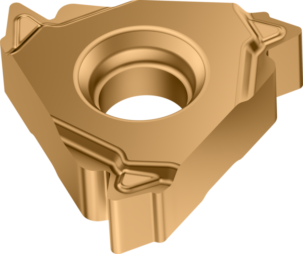 Plăcuţe de strunjire filete exterioare – profil integral, metric ISO 60° TS16-ER1.25ISO-F5 WMP32G