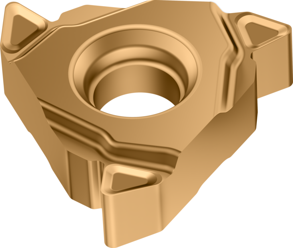 Plăcuţe de strunjire filete exterioare – profil integral, metric ISO 60° TS16-ER1.25ISO-M5 WMP32G