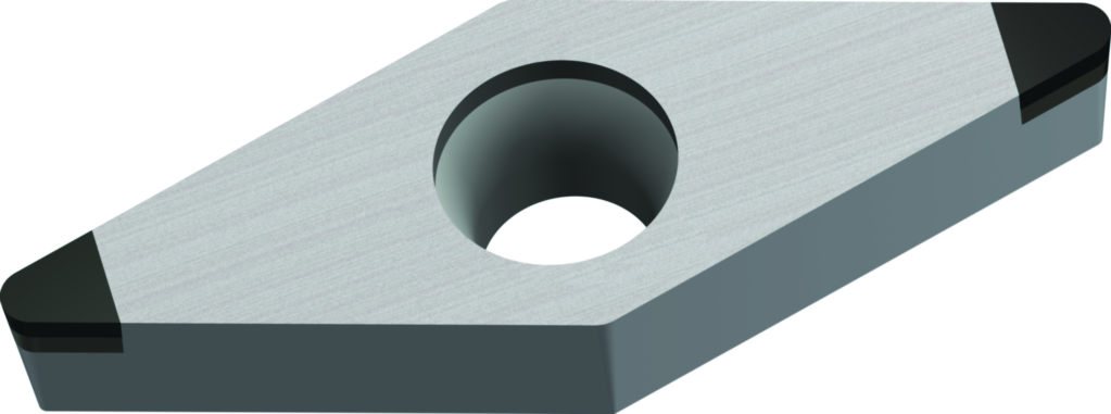 Inserții de strunjire CBN – rombice pozitive de 35° VCGW160408EM-2 WBS10