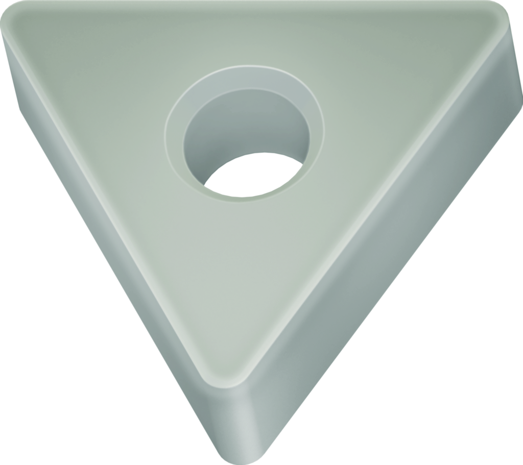 Inserții de strunjire Ceramică – triunghiulare negative de 60° TNGA160408T02020 WCK10